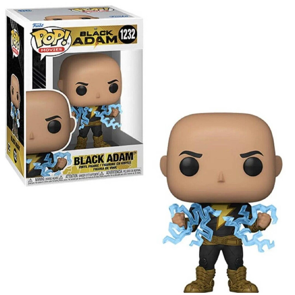 Funko Pop! Movies Black Adam No Cape with Lighting Chest - CHASE EDITION